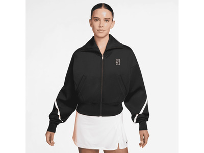 Nike Advantage Tennisjack Dames Zwart/Wit Nike Advantage Tennisjack Dames Zwart/Wit