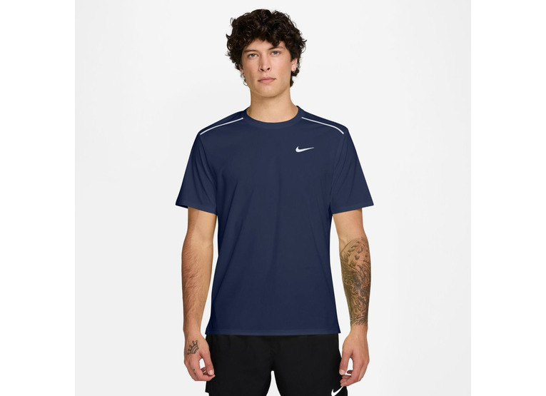 Nike Miler Dri-FIT hardlooptop Heren Midnight Navy/Obsidian Nike Miler Dri-FIT hardlooptop Heren Midnight Navy/Obsidian