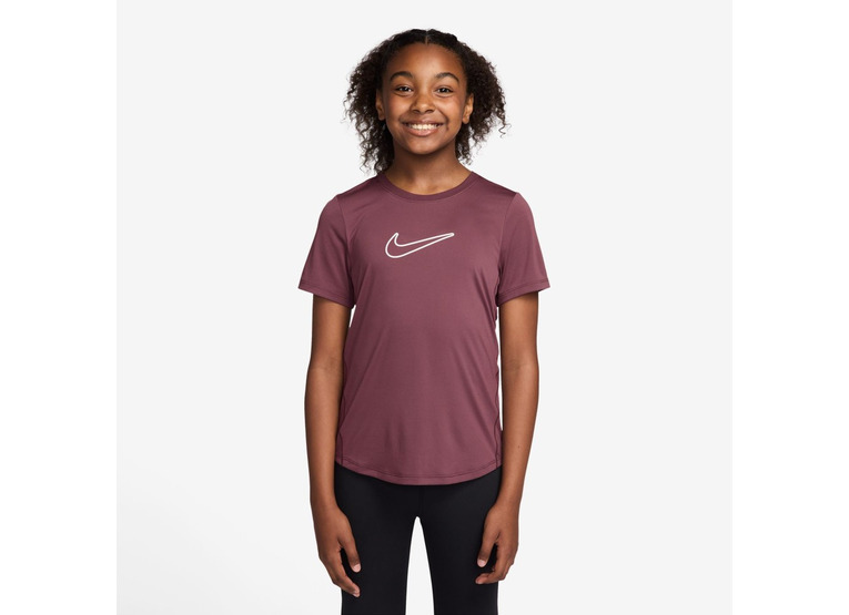 Nike One Fitted Dri-FIT top meisjes roze Nike One Fitted Dri-FIT top meisjes roze