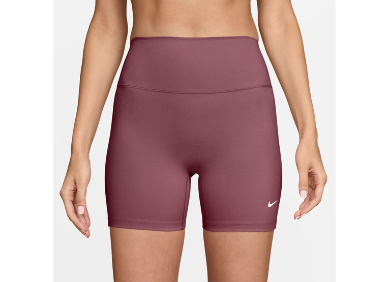 Nike One Bikeshorts Dames Pink Smoke/Wit