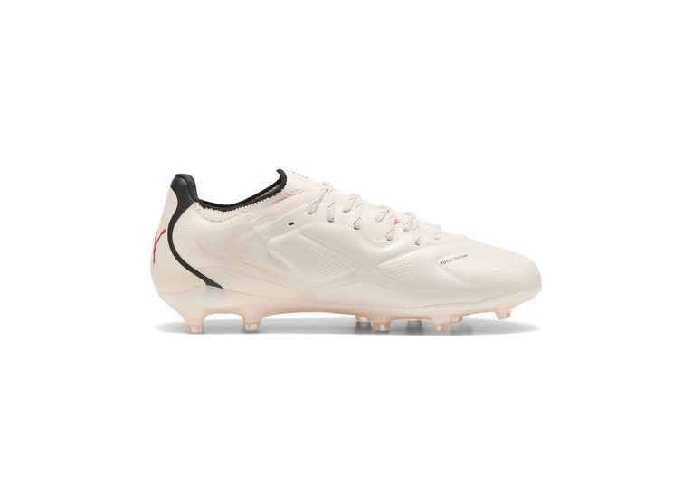 KING 20 ULTIMATE FG/AG uniseks voetbalschoen Sugared Almond-PUMA Black-Ultra Red