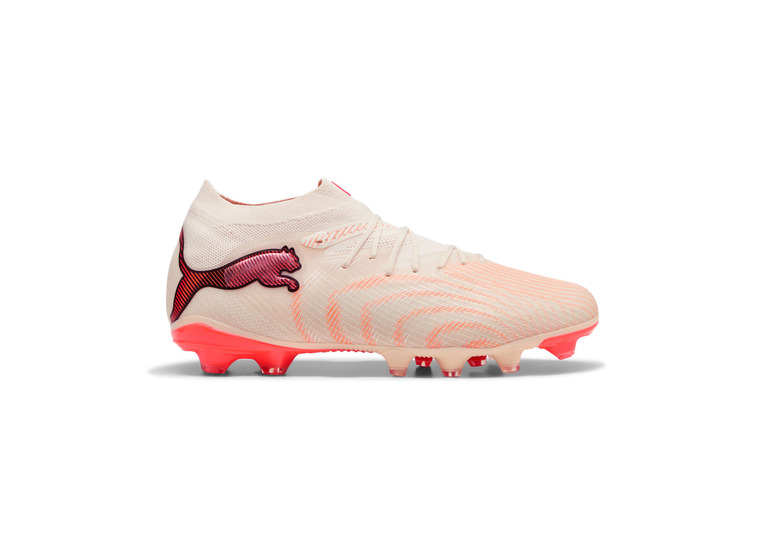 Puma Future 9 Pro FG/AG voetbalschoen Sugared Almond-PUMA White-Ultra Red-PUMA Black