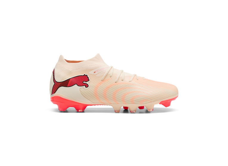 Puma Future 9 Match FG/AG voetbalschoenSugared Almond-PUMA White-Ultra Red-PUMA Black