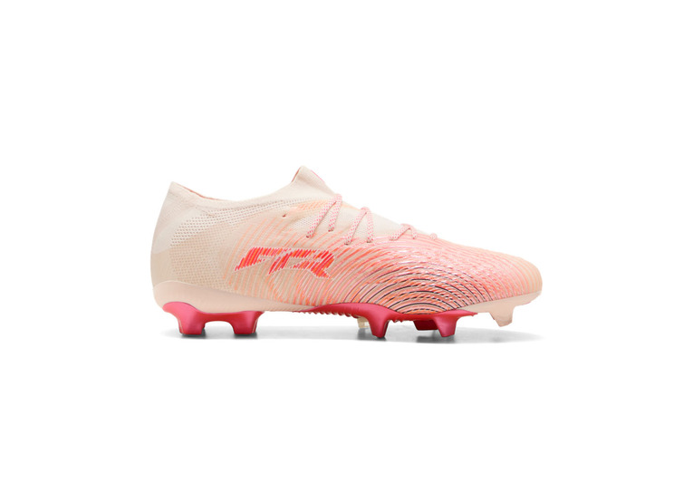 Puma Future 9 Ultimate Low FG Voetbalschoen Sugared Almond-PUMA White-Ultra Red-PUMA Black