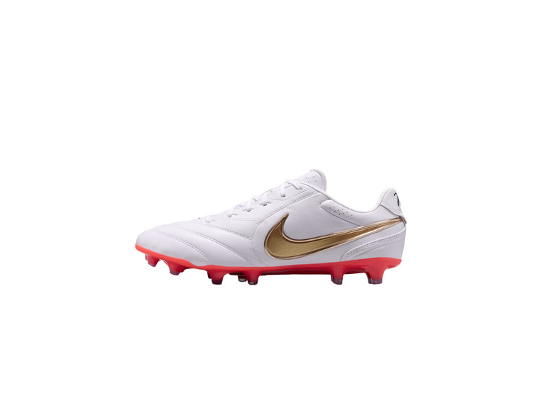 Nike Tiempo Ligera Pro FG voetbalschoen wit/bright crimson