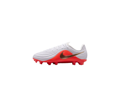 Nike Jr. Tiempo Maestro Academy FG voetbalschoen wit/bright crimson KIDS Nike Jr. Tiempo Maestro Academy FG voetbalschoen wit/bright crimson KIDS