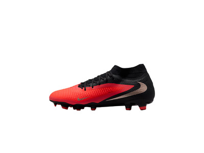 Nike Phantom 6 high academy FG voetbalschoen bright crimson/zwart Nike Phantom 6 high academy FG voetbalschoen bright crimson/zwart