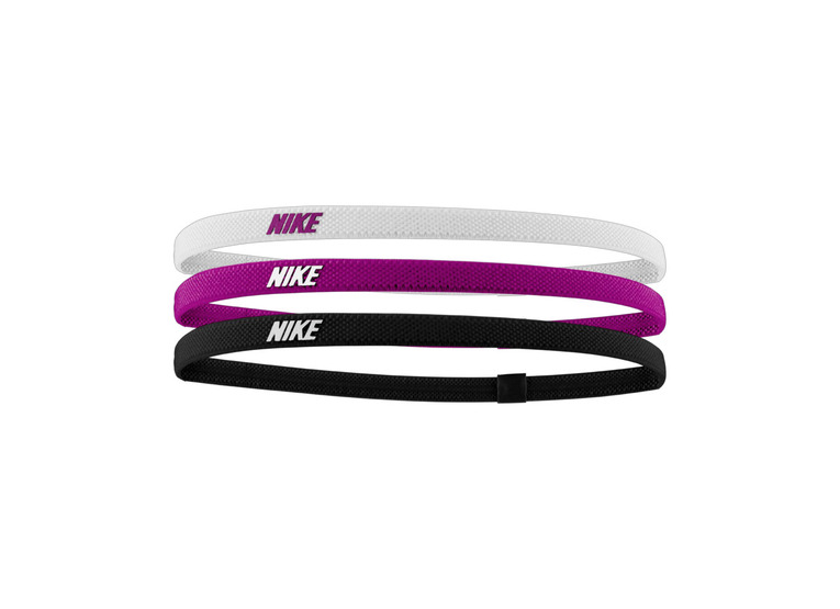 Nike Elastic headbands 2.0 3-pack wit/fuchsia