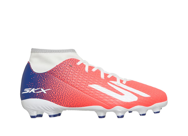 Skechers Jr. High Youth FG/MG voetbalschoen blauw/roze KIDS Skechers Jr. High Youth FG/MG voetbalschoen blauw/roze KIDS
