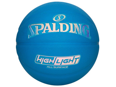 Spalding highlight color rust blue outdoor basketbal Spalding highlight color rust blue outdoor basketbal