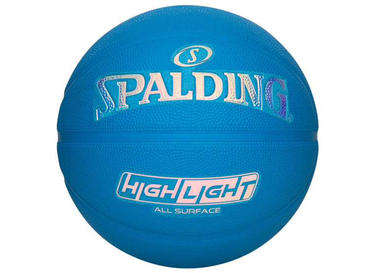Spalding highlight color rust blue outdoor basketbal Spalding highlight color rust blue outdoor basketbal