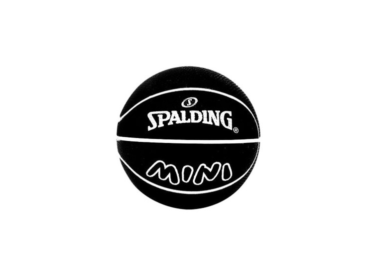 Spalding spaldeen mini bounce ball zwart/wit Spalding spaldeen mini bounce ball zwart/wit