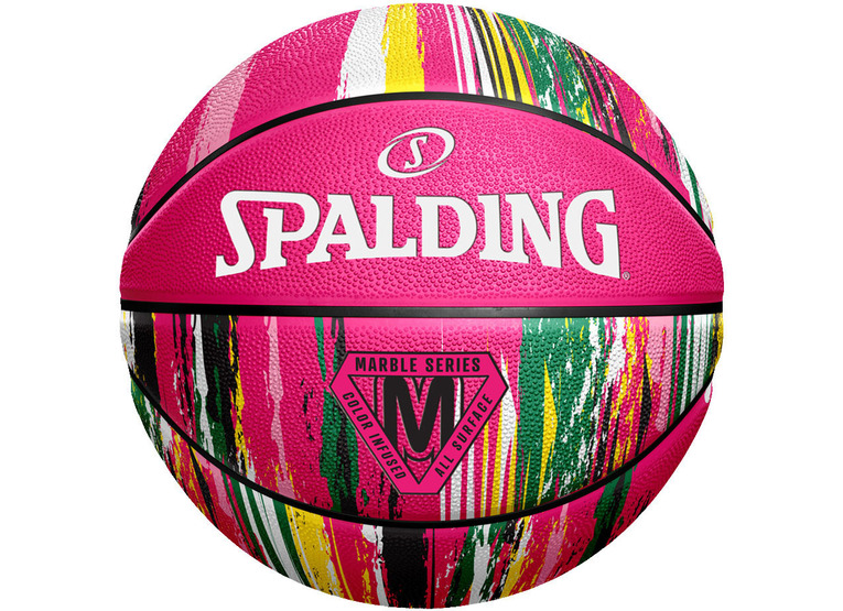 Spalding Marble series basketbal roze