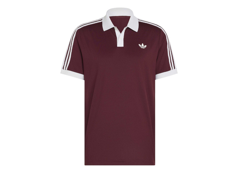 Adidas classic tennis polo maroon heren