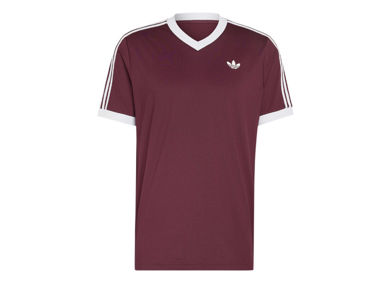 Adidas classic T-shirt maroon heren