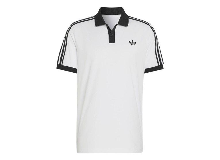 Adidas classic tennis polo wit/zwart heren