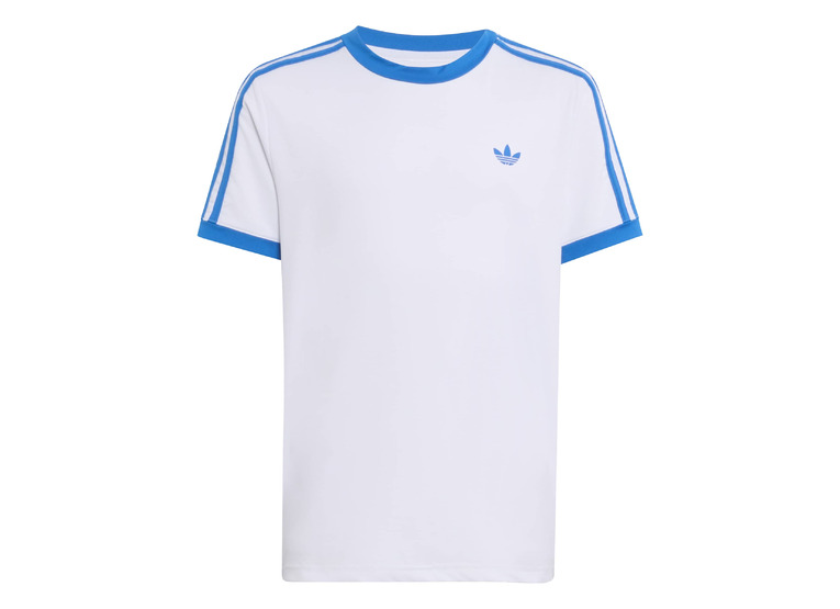 Adidas classics climacool T-shirt wit/blauw KIDS