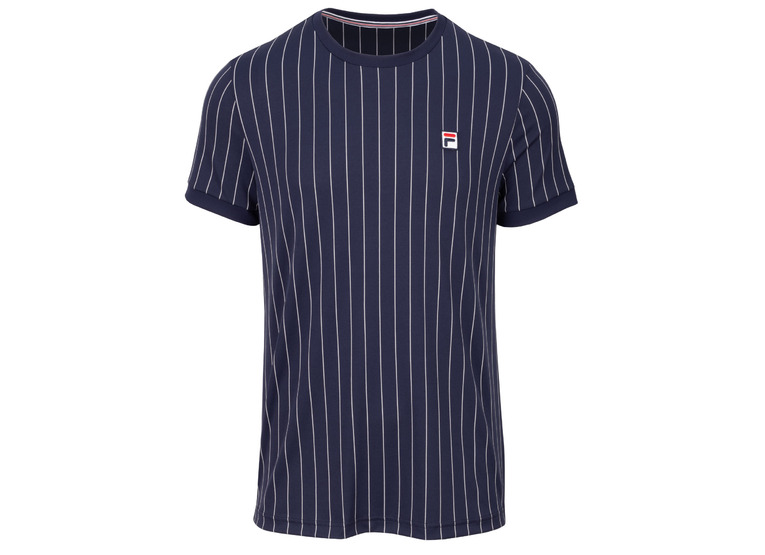 Fila BB1 shirt stripes navy/wit heren
