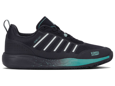K-Swiss ultra court padelschoen carbon/baltic heren K-Swiss ultra court padelschoen carbon/baltic heren
