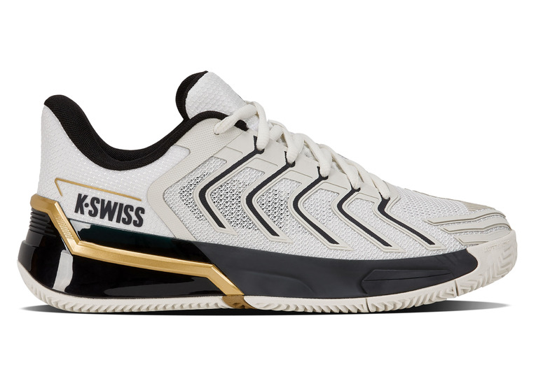 K-Swiss Ultrashot 4 clay tennisschoen wit/goud heren