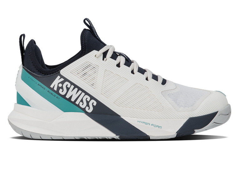 K-Swiss K-Frame speed rublo tennisschoen wit/carbon/baltic
