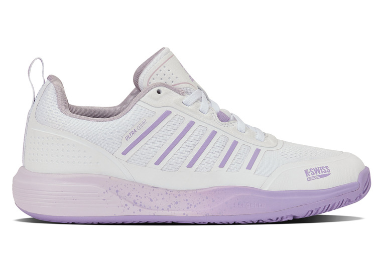 K-Swiss Ultra Court padelschoen wit/paars dames