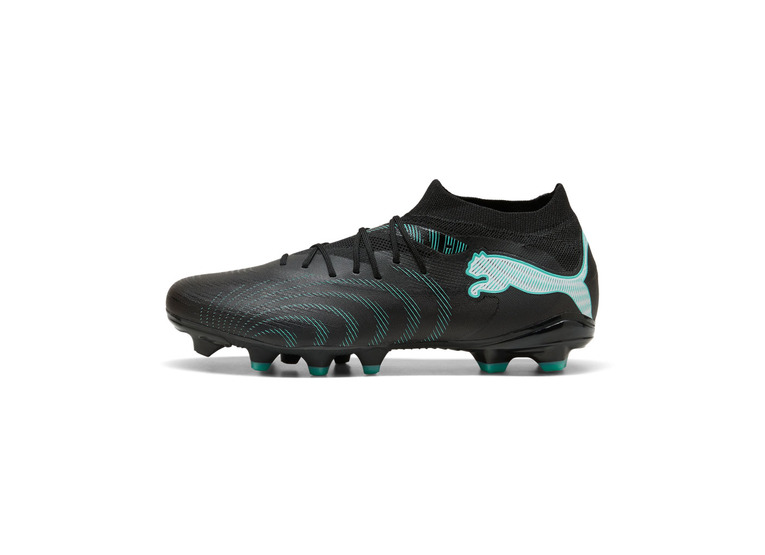 Puma Future 9 Match FG/AG voetbalschoen zwart/intense mint