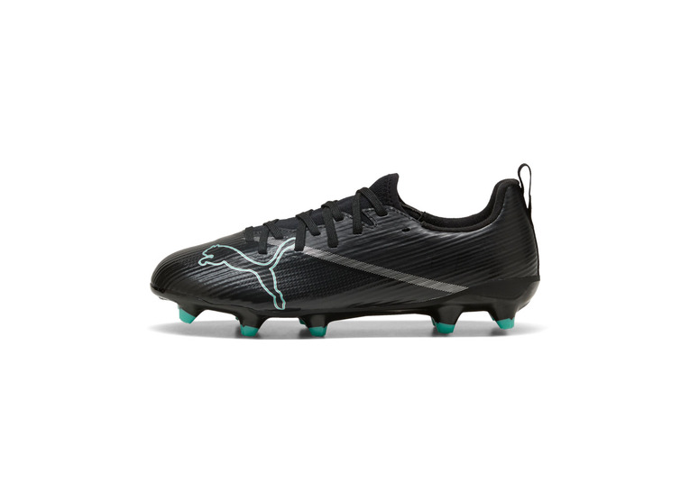 Puma Ultra 7 Match FG/AG voetbalschoen zwart/intense mint KIDS