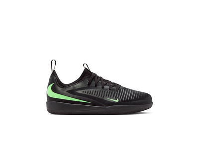 Nike Jr. Phantom 6 low academy IC voetbalshcoen zwart/illusion green KIDS Nike Jr. Phantom 6 low academy IC voetbalshcoen zwart/illusion green KIDS