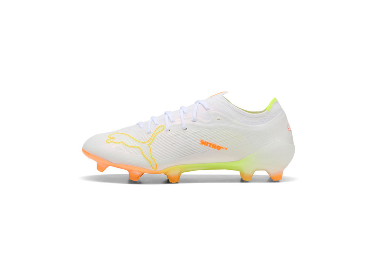 Puma Ultra Nitro 7 ultimate FG voetbalschoen wit/yellow alert/heat fire