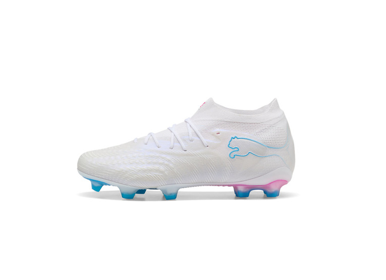 Puma Future 9 ultimate FG voetbalschoen wit/lunimous blue