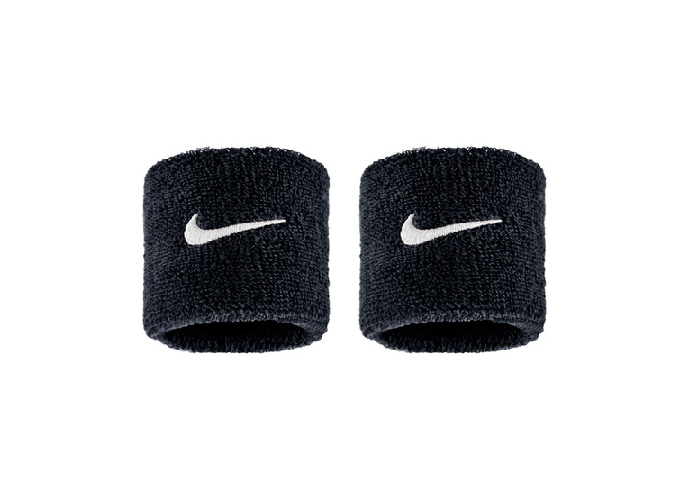 Nike Swoosh classic wristbands 2-pack zwart