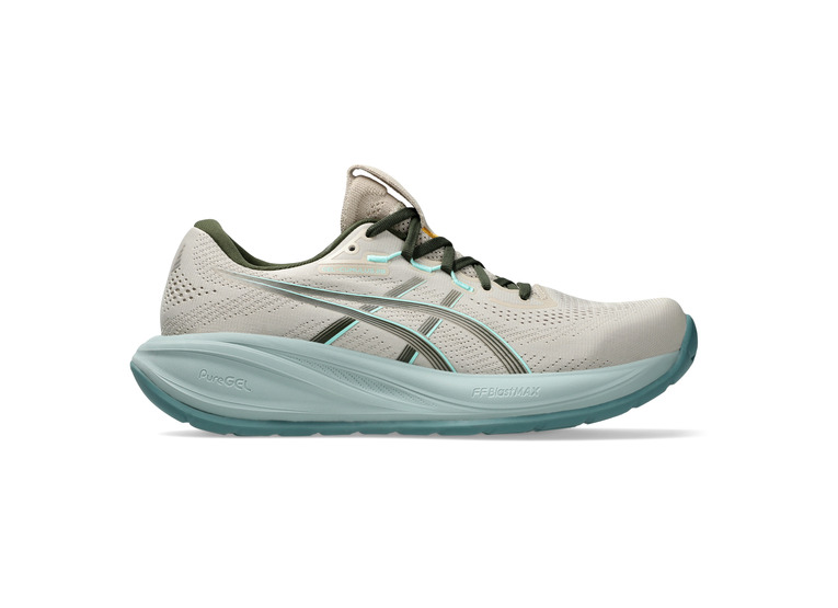 Asics Gel-Cumulus 28 loopschoen simply taupe/vintage khaki heren Asics Gel-Cumulus 28 loopschoen simply taupe/vintage khaki heren