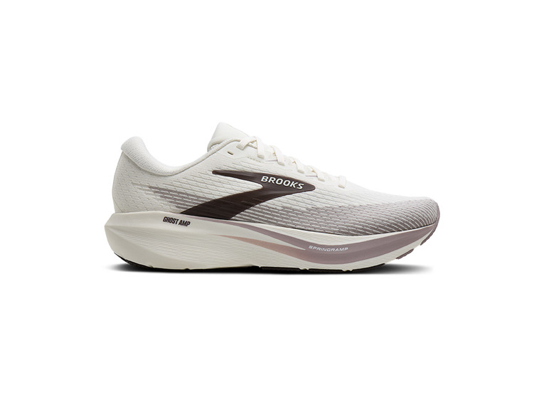 Brooks Ghost Amp loopschoen coconut/purple dove heren Brooks Ghost Amp loopschoen coconut/purple dove heren