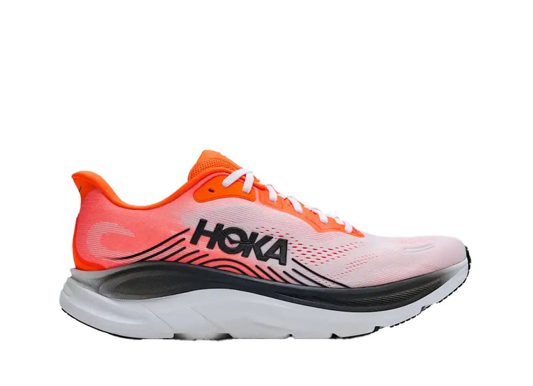 Hoka Clifton 11 loopschoen neon tangerine/frost heren Hoka Clifton 11 loopschoen neon tangerine/frost heren