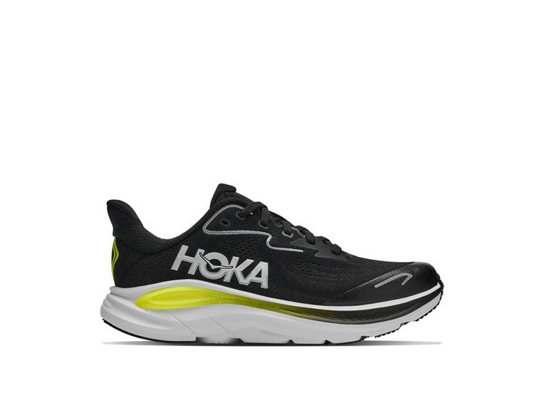 Hoka Clifton 10 loopschoen zwart/geel KIDS Hoka Clifton 10 loopschoen zwart/geel KIDS