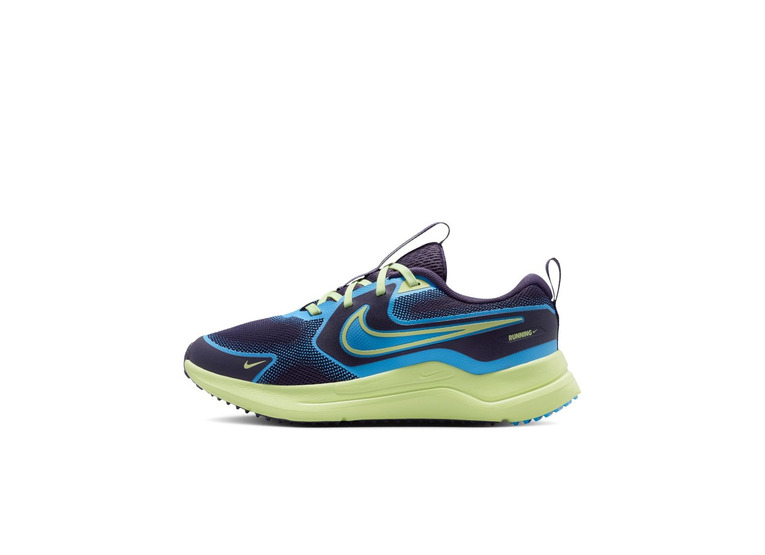 Nike Cosmic runner loopschoen dark raisin/blauw KIDS
