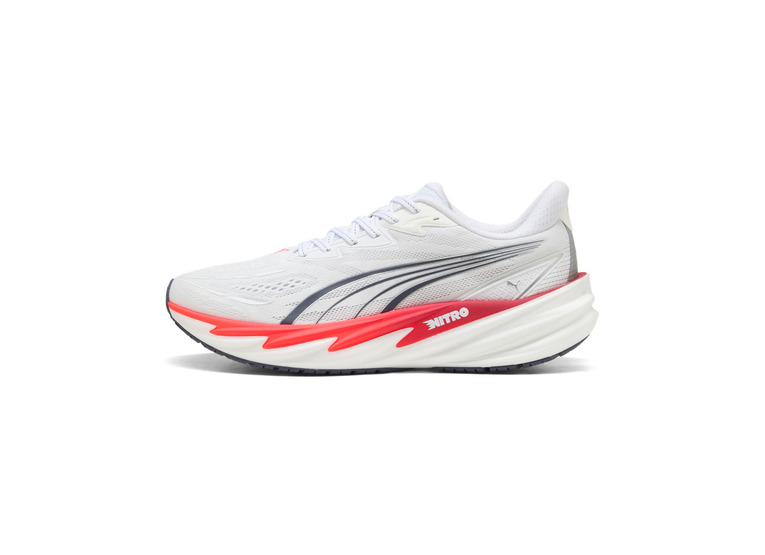 Puma Velocity NITRO 5 loopschoen wit/ultra red heren
