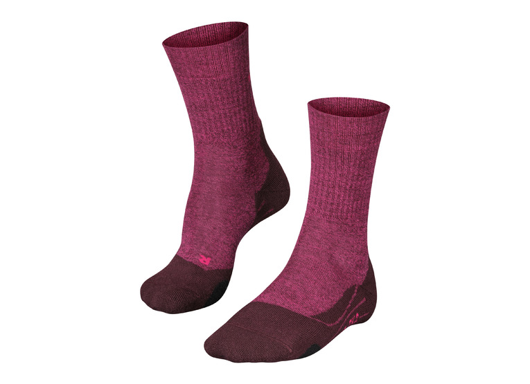 Falke TK2 Explore Wool Trekking Sokken burgundy dames
