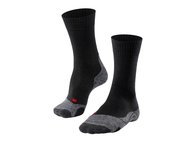 Falke TK2 Explore Trekking Sokken zwart dames Falke TK2 Explore Trekking Sokken zwart dames