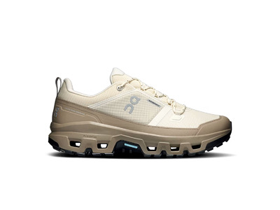 On Cloudrock low waterproof wandelschoen grain/soba heren
