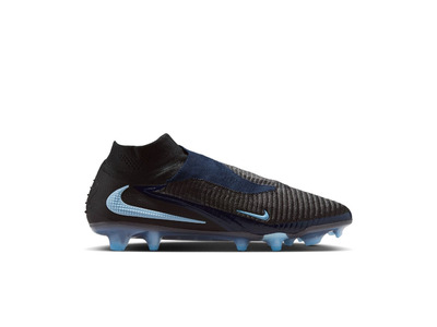 Nike Phantom 6 high elite FG voetbalschoen zwart/ice blue Nike Phantom 6 high elite FG voetbalschoen zwart/ice blue