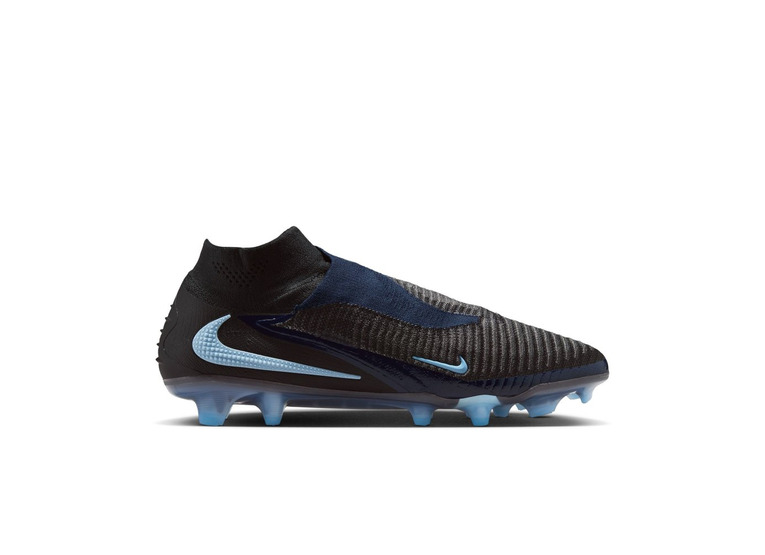 Nike Phantom 6 high elite FG voetbalschoen zwart/ice blue