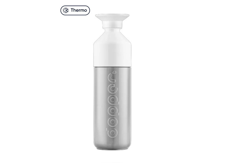 Dopper insulated 580ml drinkfles silver