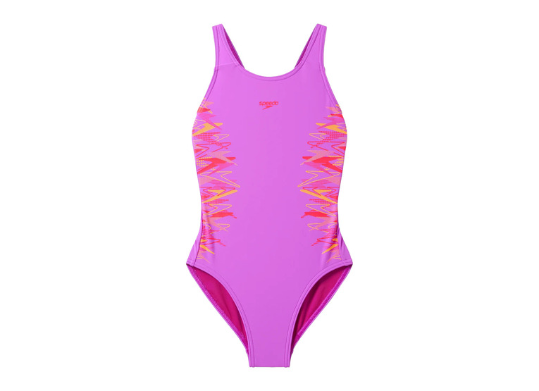 Speedo Placement muscleback badpak roze meisjes