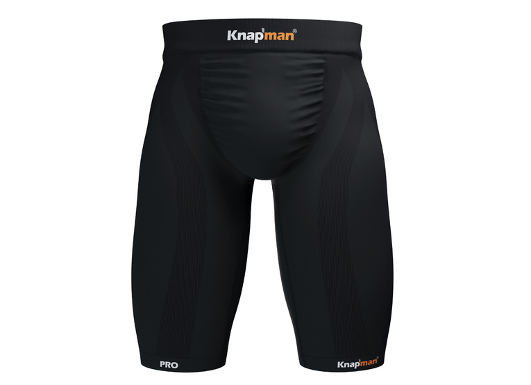 Knapman PRO Zoned Compression Shorts 45% zwart Knapman PRO Zoned Compression Shorts 45% zwart