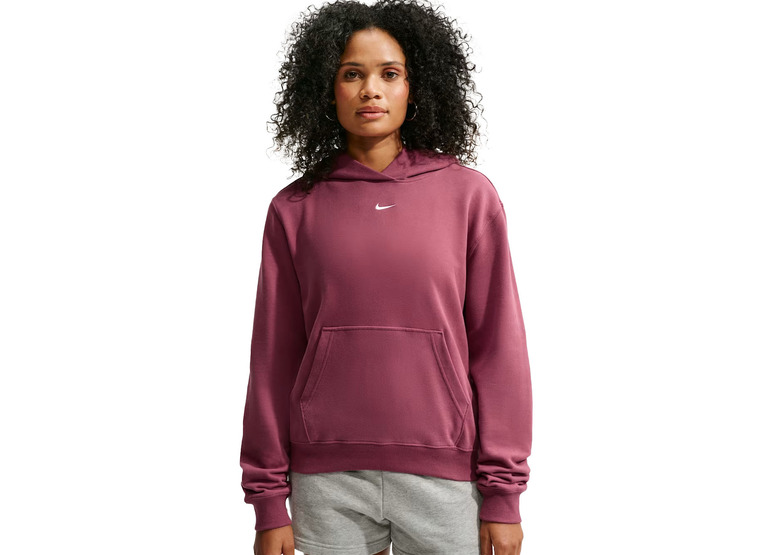 Nike Studio Fleece lightweight french terry pink smoke dames