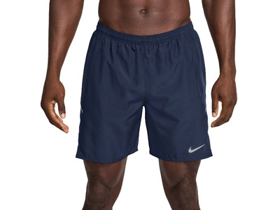 Nike Miler Dri-FIT 2-in-1 loopshort navy heren Nike Miler Dri-FIT 2-in-1 loopshort navy heren