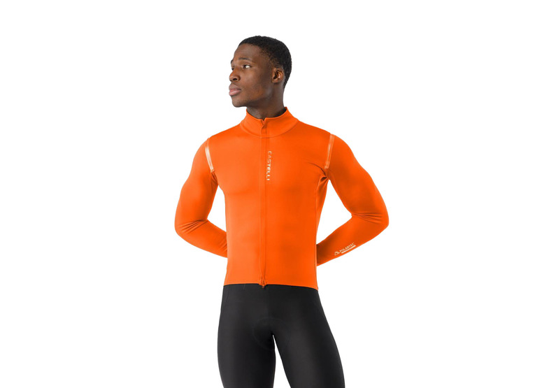 Castelli Perfetto 4 jacket brilliant oranje heren