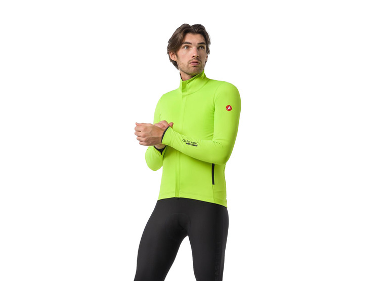Castelli Alpha 150 jacket electric lime heren Castelli Alpha 150 jacket electric lime heren